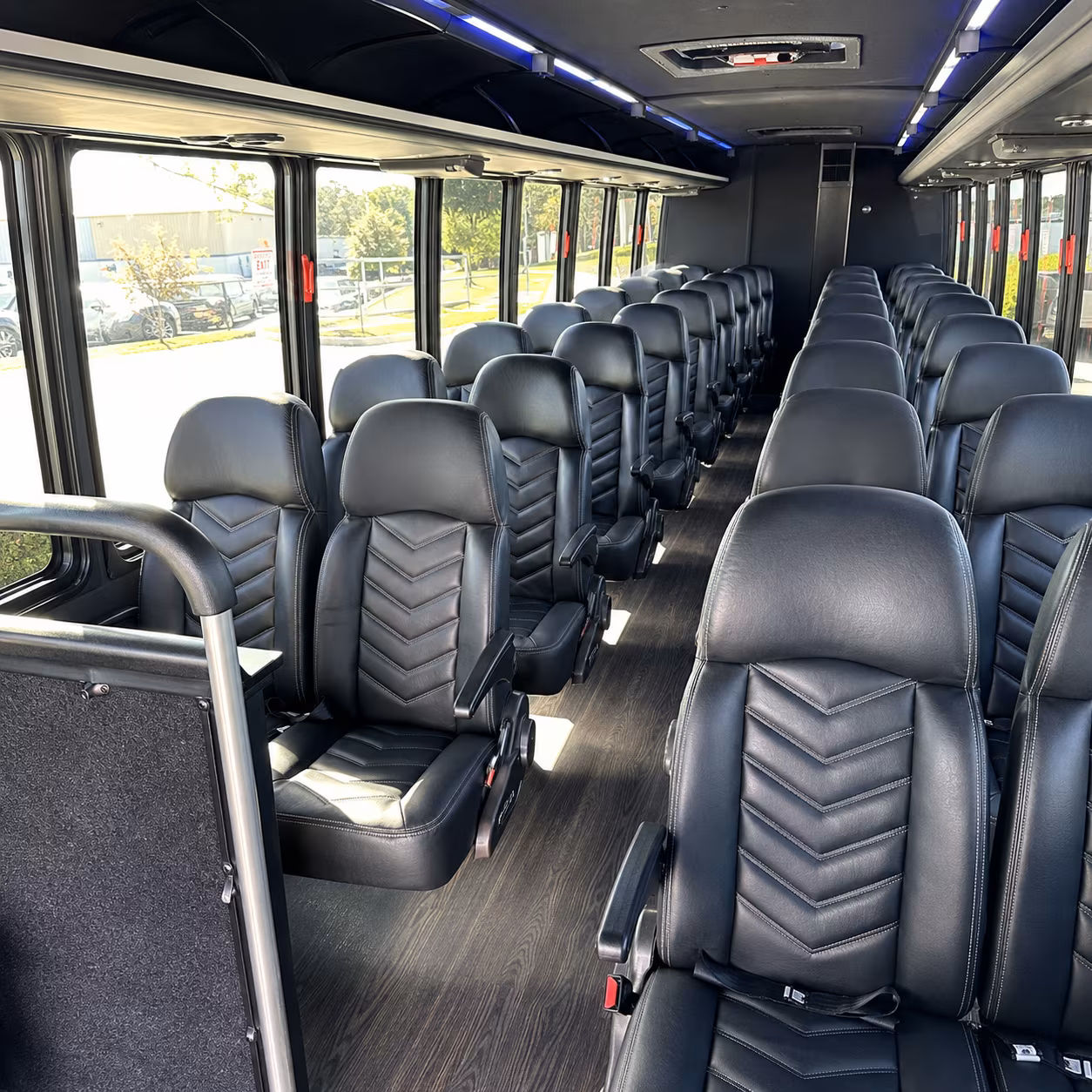 jacksonville 28 passenger minibus inside