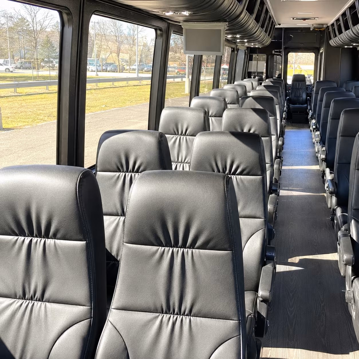 jacksonville 30 passenger minibus interior