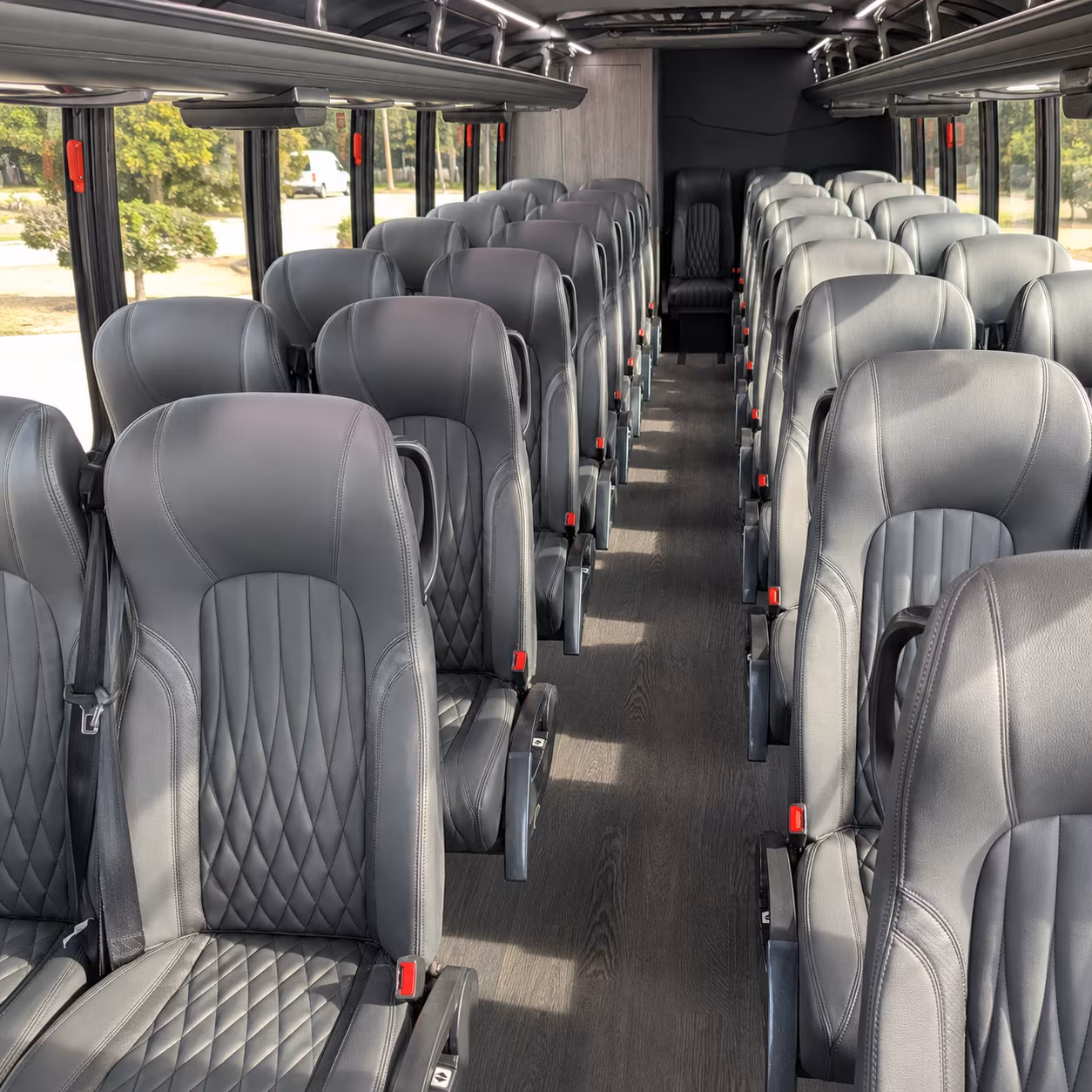 jacksonville 35 passenger minibus inside