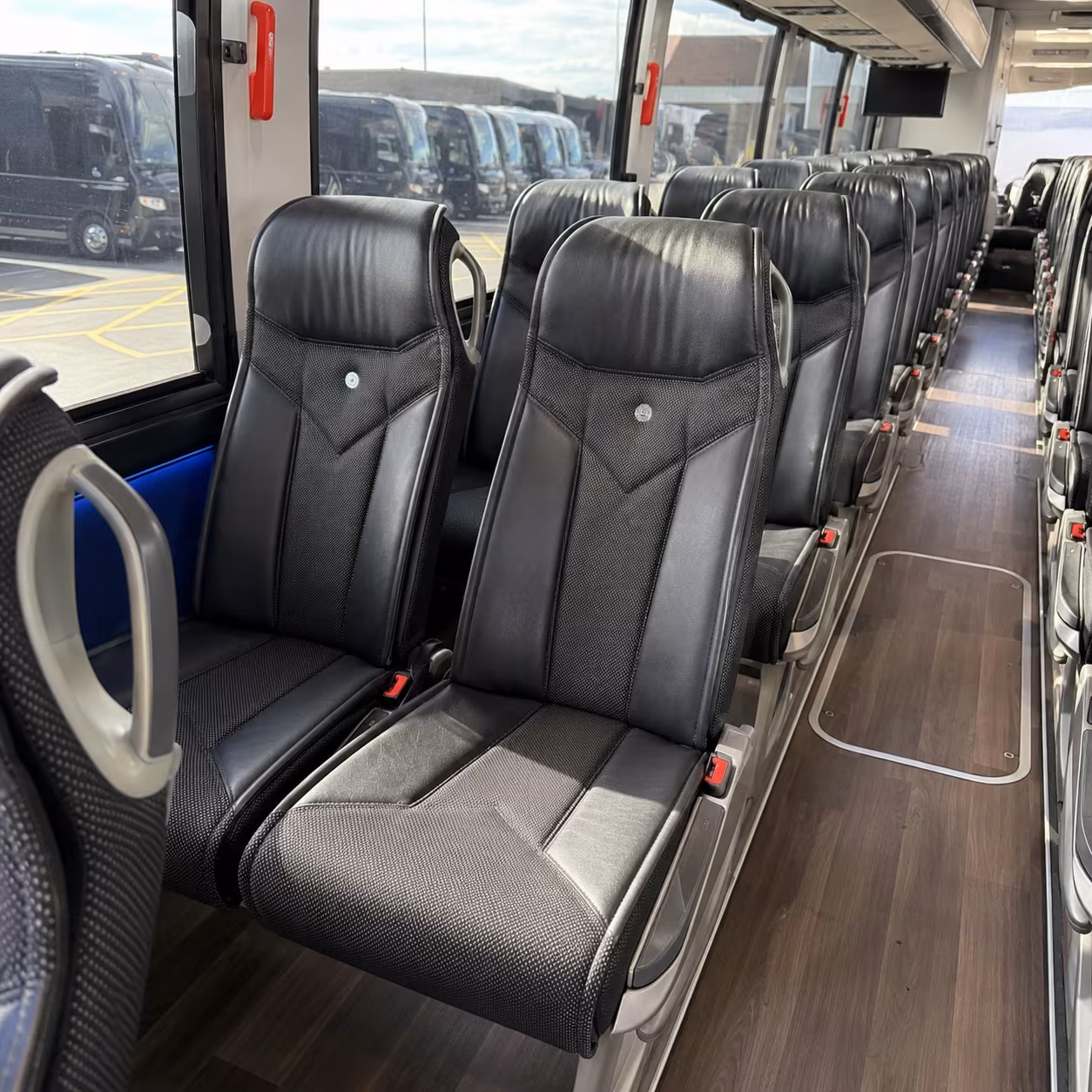 jacksonville 40 passenger charter bus interior