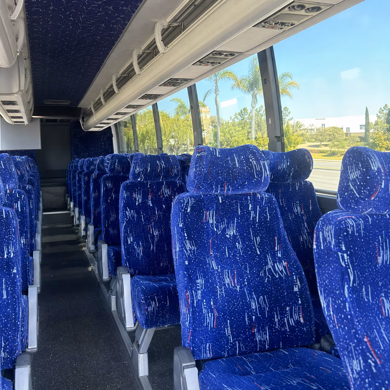 jacksonville charter bus inside