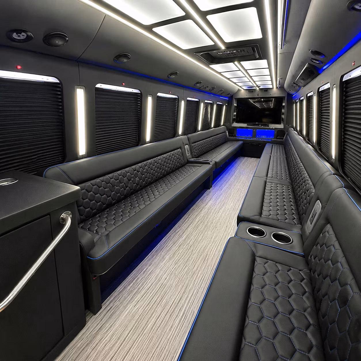 jacksonville party bus interior