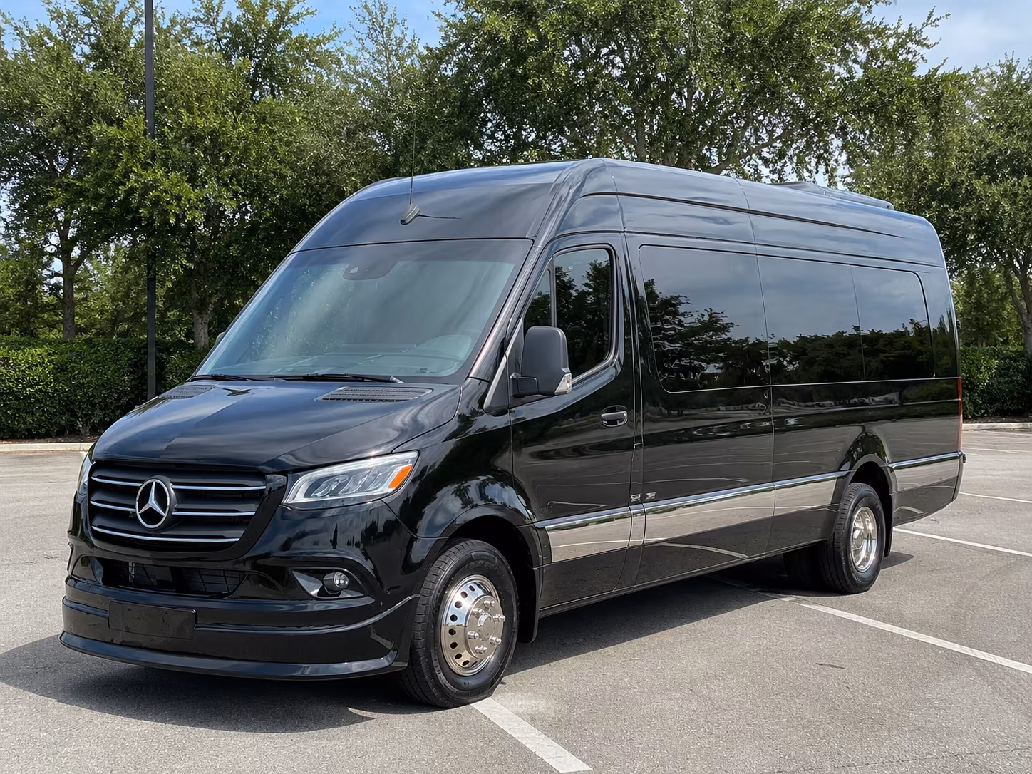 jacksonville sprinter van with driver