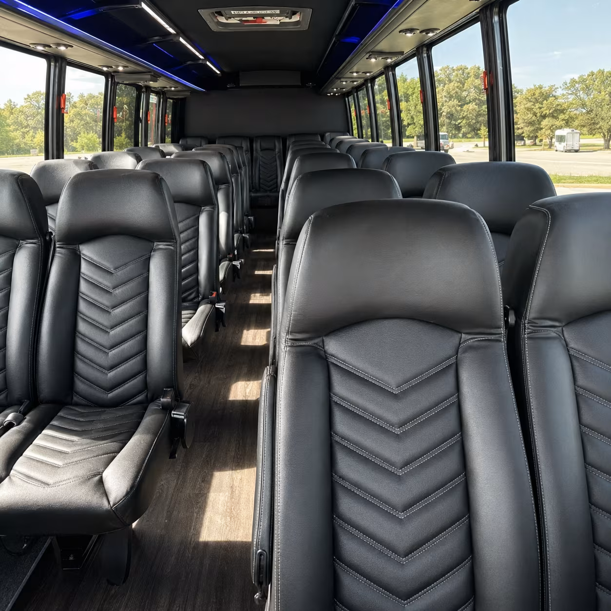 jacksonville wedding transportation onboard seating